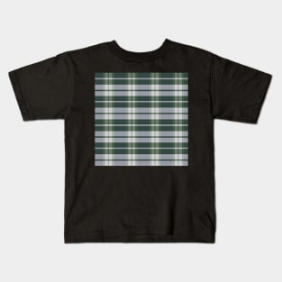 Winter Aesthetic Daviana 2 Hand Drawn Textured Plaid Pattern Kids T-Shirt